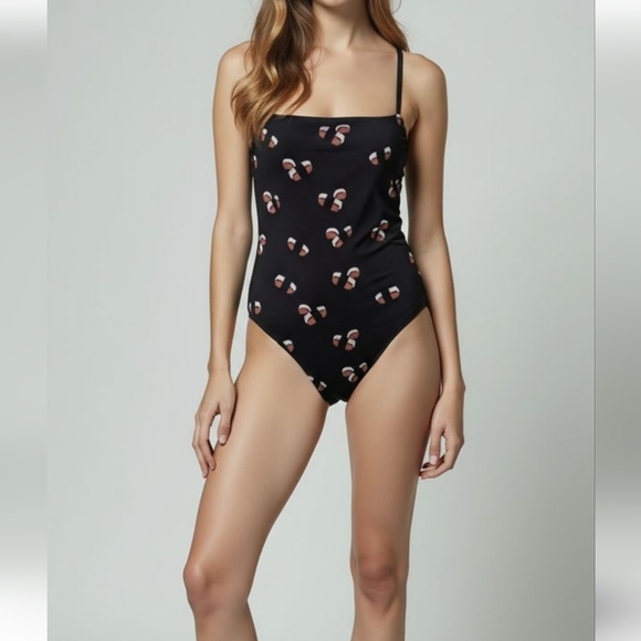 Sushi Swimsuit Handmade in Hawaii Reversible Size Medium - Picture 5 of 5